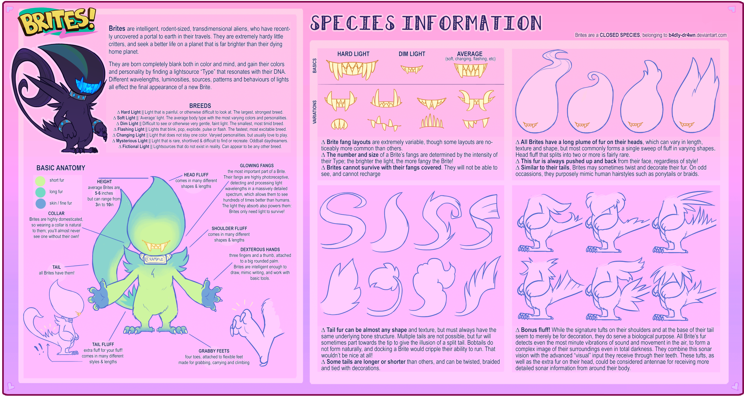 Brites! Species Ref