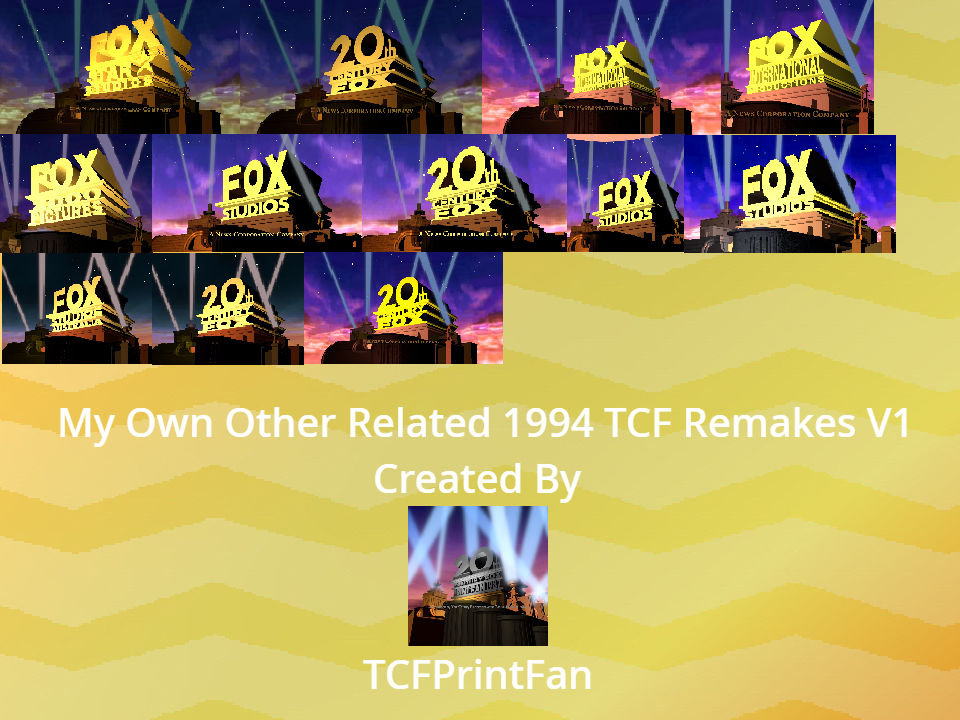 My Own Other Related 1994 TCF Remakes V1 by TCFPFProductions on DeviantArt