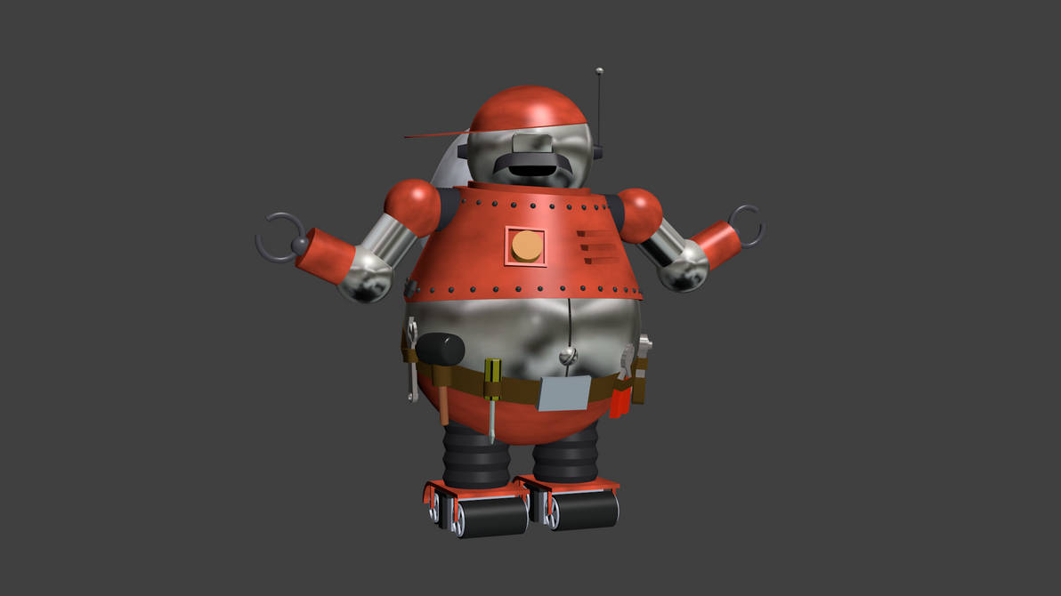 Tex Model My Tex The Robot 3D Model (FIXED) by TCFPFProductions on DeviantArt
