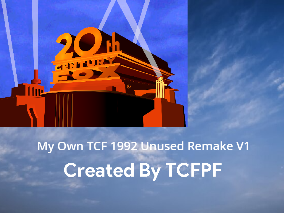 My Own TCF 1992 Unused Remake V1 by TCFPFOnDA on DeviantArt