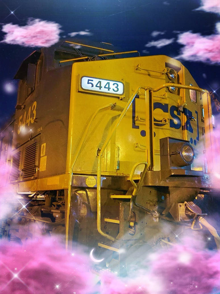 Csxt Conductor A real CSX conductor sent me this galaxy clouds by unionpacific4014fan ...