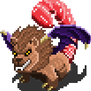 manticore pixel art