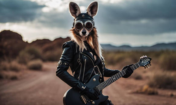 Heavy Metal Kanga rock chick 02 