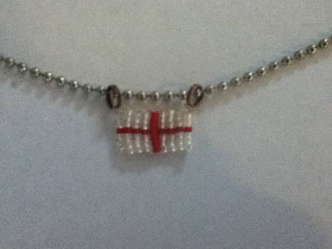 England flag necklace