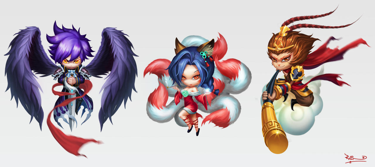 All Chibi Character Fanart by rajnno1v2 on DeviantArt
