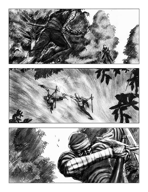 Two ninjas dueling by Kanal on DeviantArt
