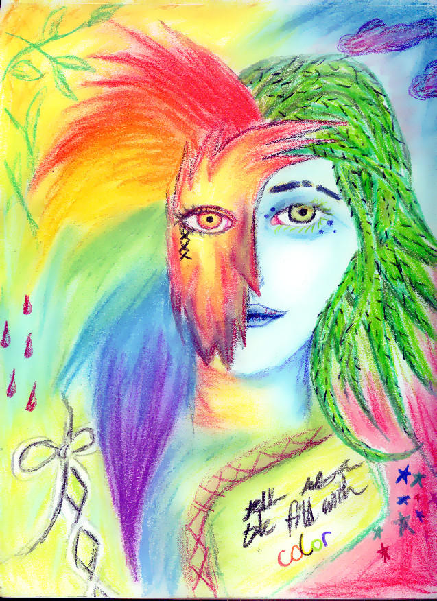 Multi color Face by SarahFreakingHansen on DeviantArt