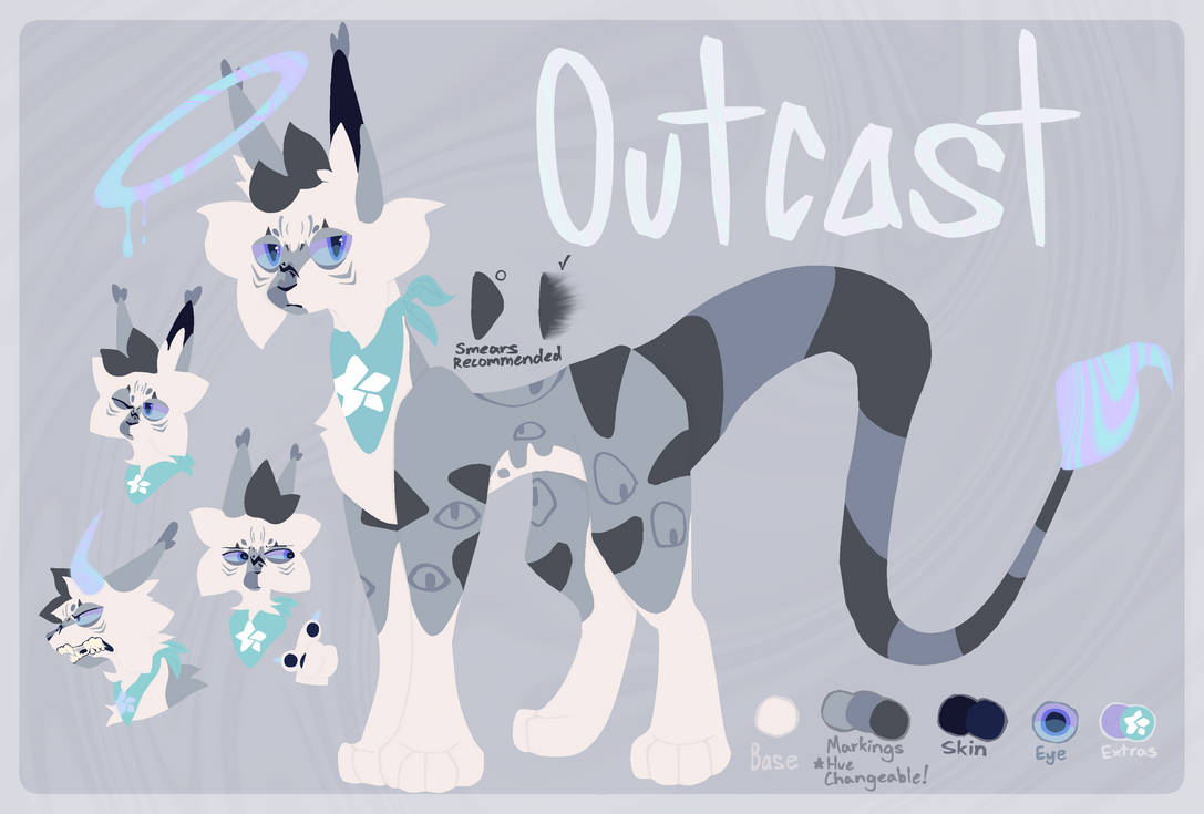 Outcast Rune Outcast Reference Sheet by Voibyssal on DeviantArt