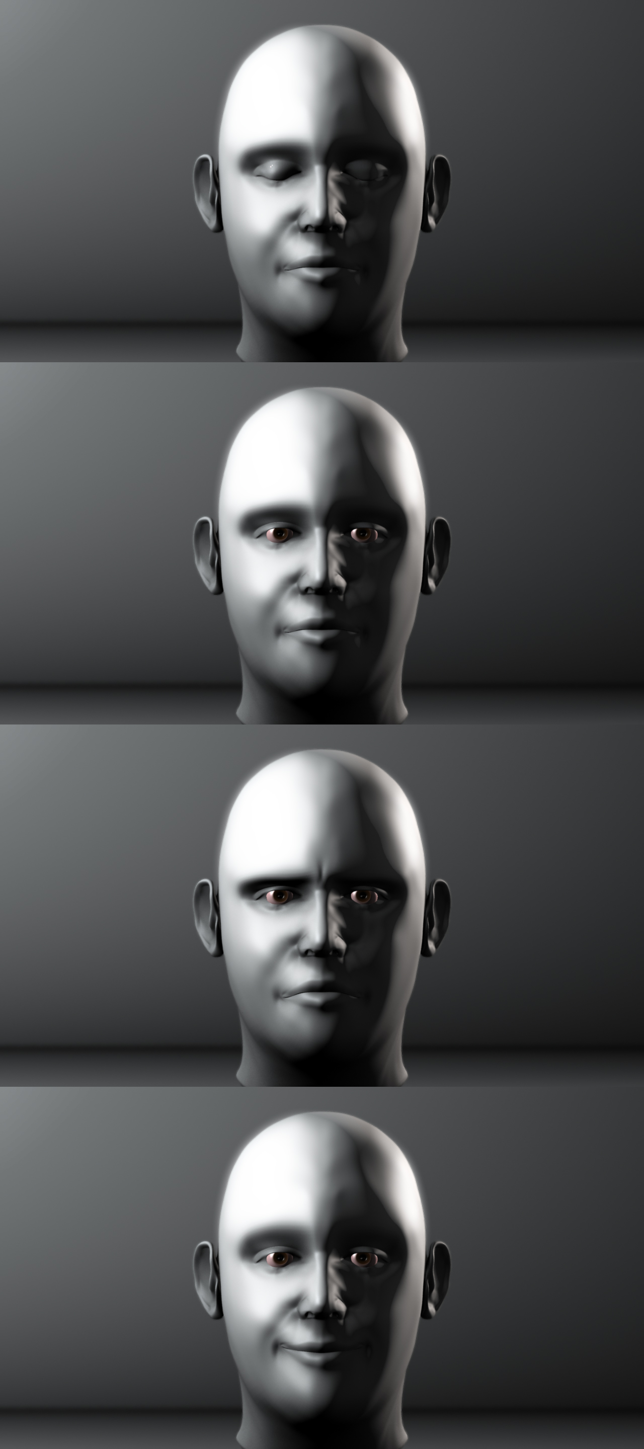 3D Head Animation Shapes by Pwolf on DeviantArt