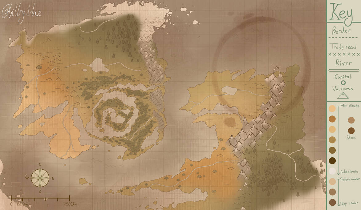 Spiral Map Version 1 by Bilbybluee on DeviantArt