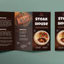 Steak House Brochure Trifold