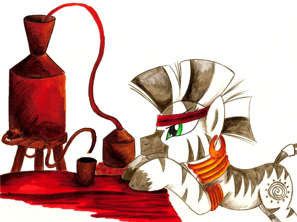 Comission - MLP. Zecora's Distillery