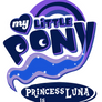 Fanart - MLP. My Little Pony Logo - Princess Luna