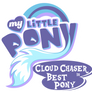 Fanart - MLP. My Little Pony Logo - Cloudchaser
