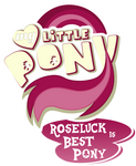 Fanart - MLP. My Little Pony Logo - Roseluck by jamescorck