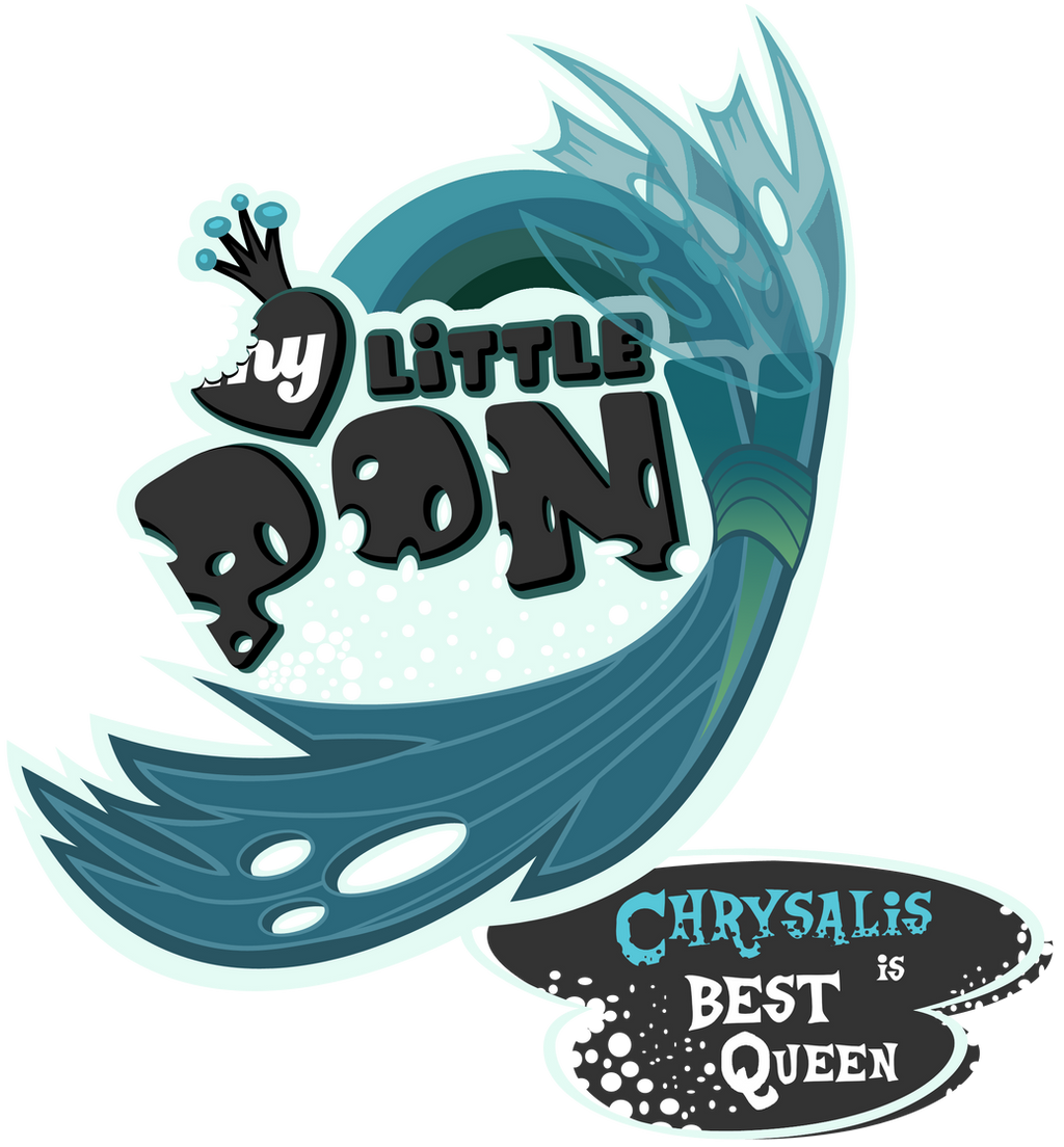 Fanart - MLP. My Little Pony Logo - Chrysalis