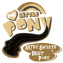 Fanart - MLP. Best Pony Logo - Artsy Sweets