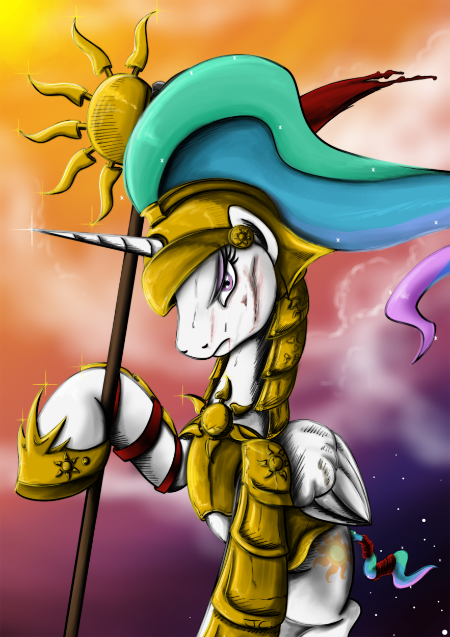 Fanart - MLP. Knight Celestia