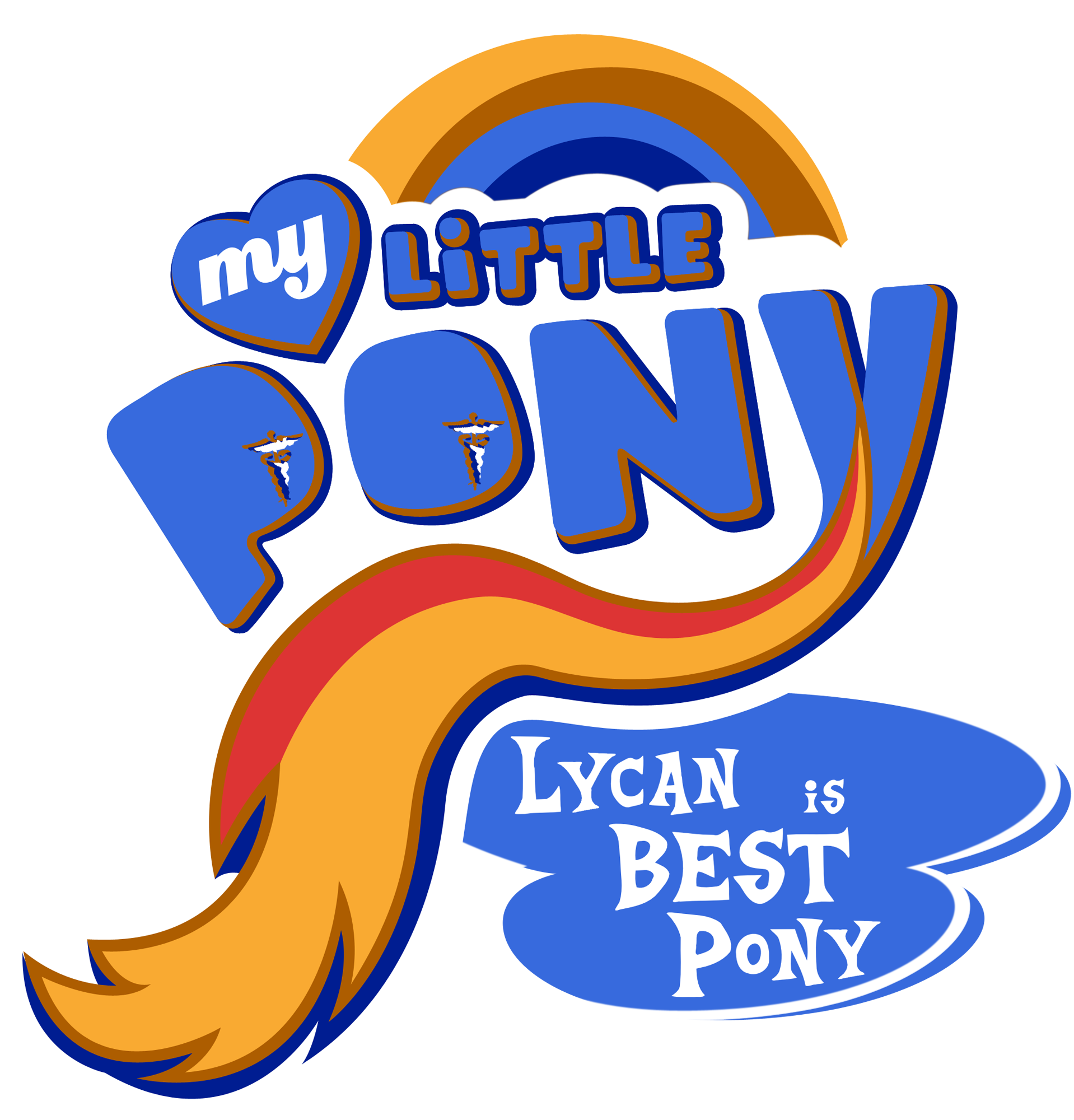 Fanart - MLP. My Little Pony Logo - Lycan