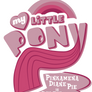 My Little Best Pony Logo - Pinkamena Diane Pie
