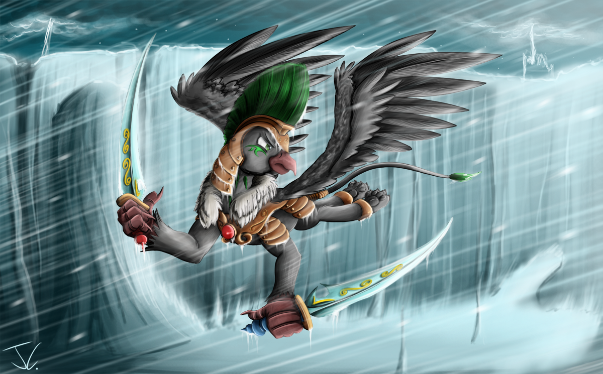 Fanart - MLP. Xormak the Gryphon