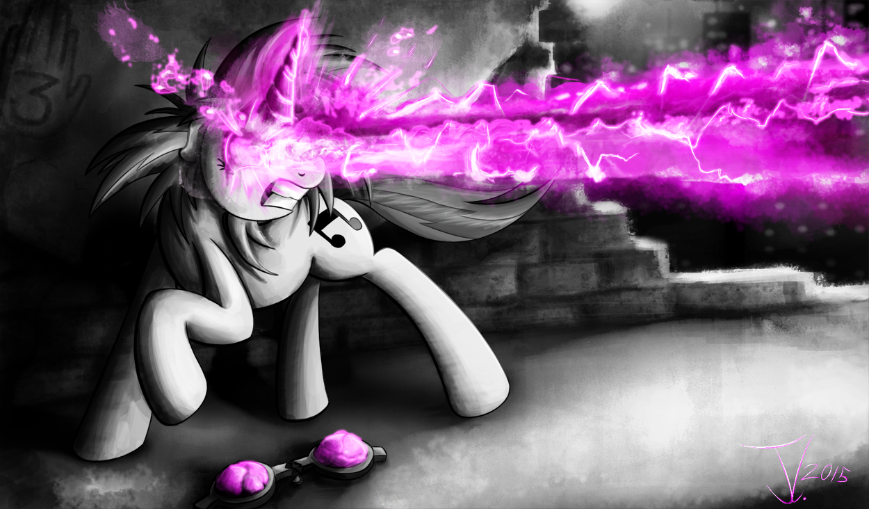 Fanart - MLP. Wubbing Laser