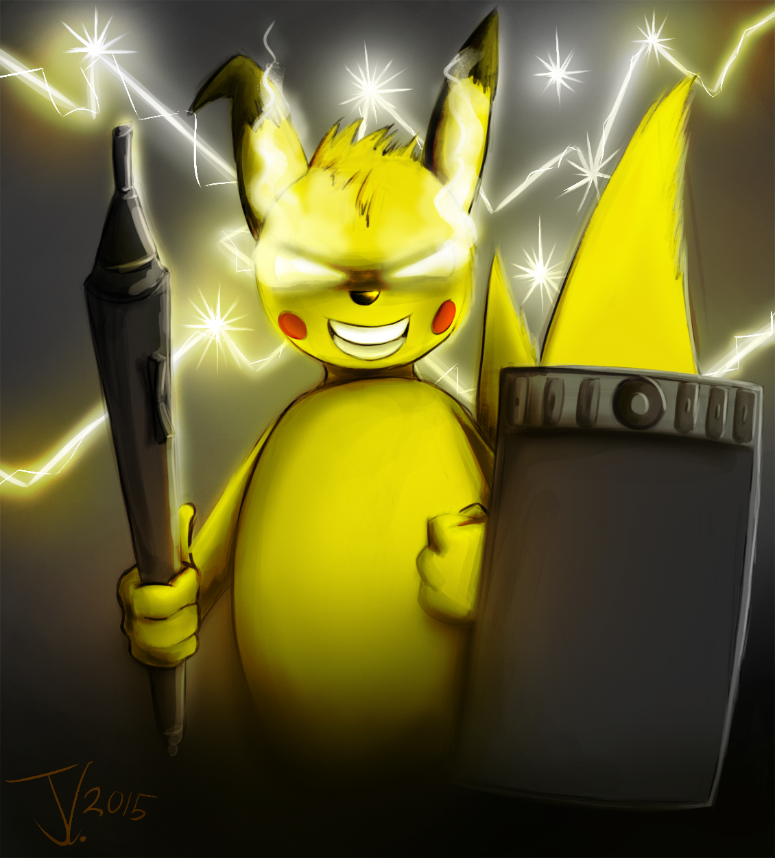 Birthday Art - The Knight of Pika