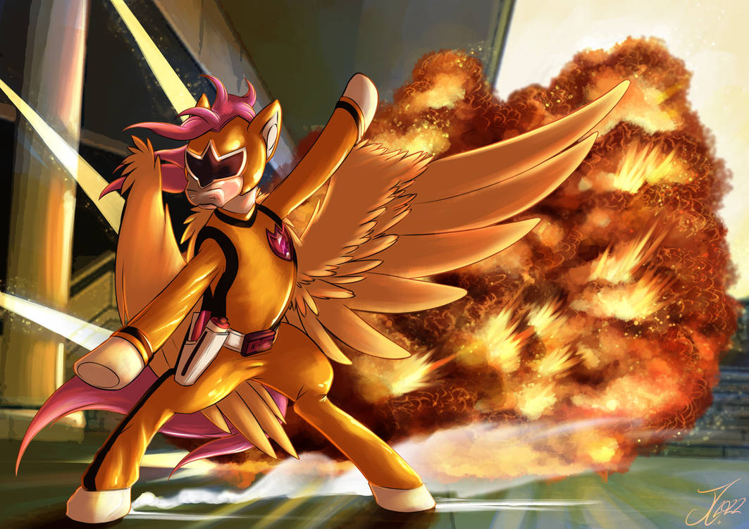 Fanart - MLP. Scootaloo Sentai Pony Ranger by jamescorck on DeviantArt