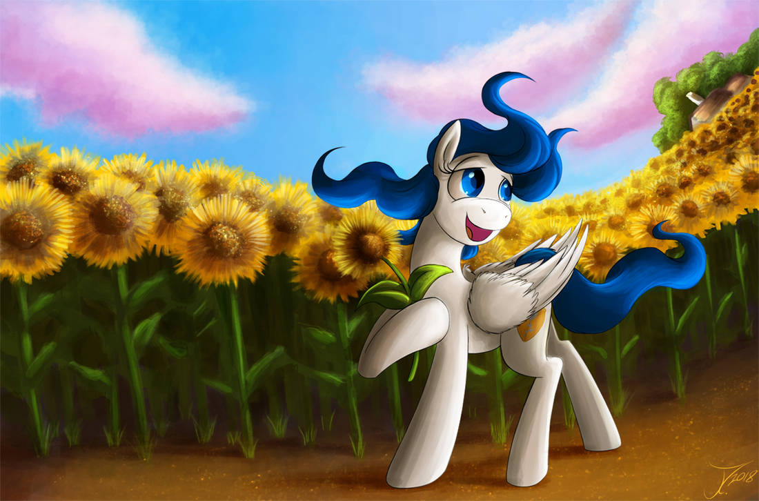 Fanart - MLP. Flower Field by jamescorck on DeviantArt
