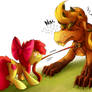 Fanart - MLP How to Train your Timberhorse (03)