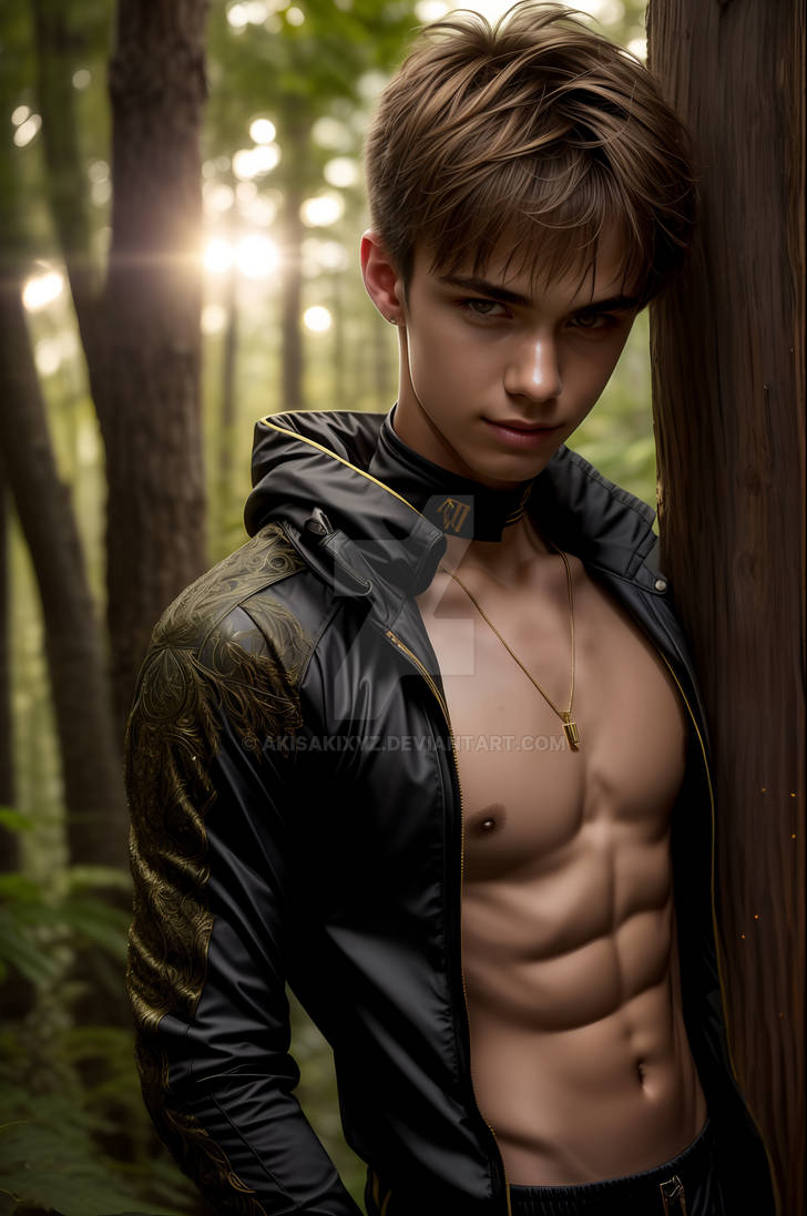 cute sexy boy with sixpack by AkiSakiXYZ on DeviantArt