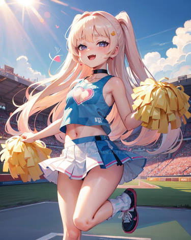 pretty cute cheerleader