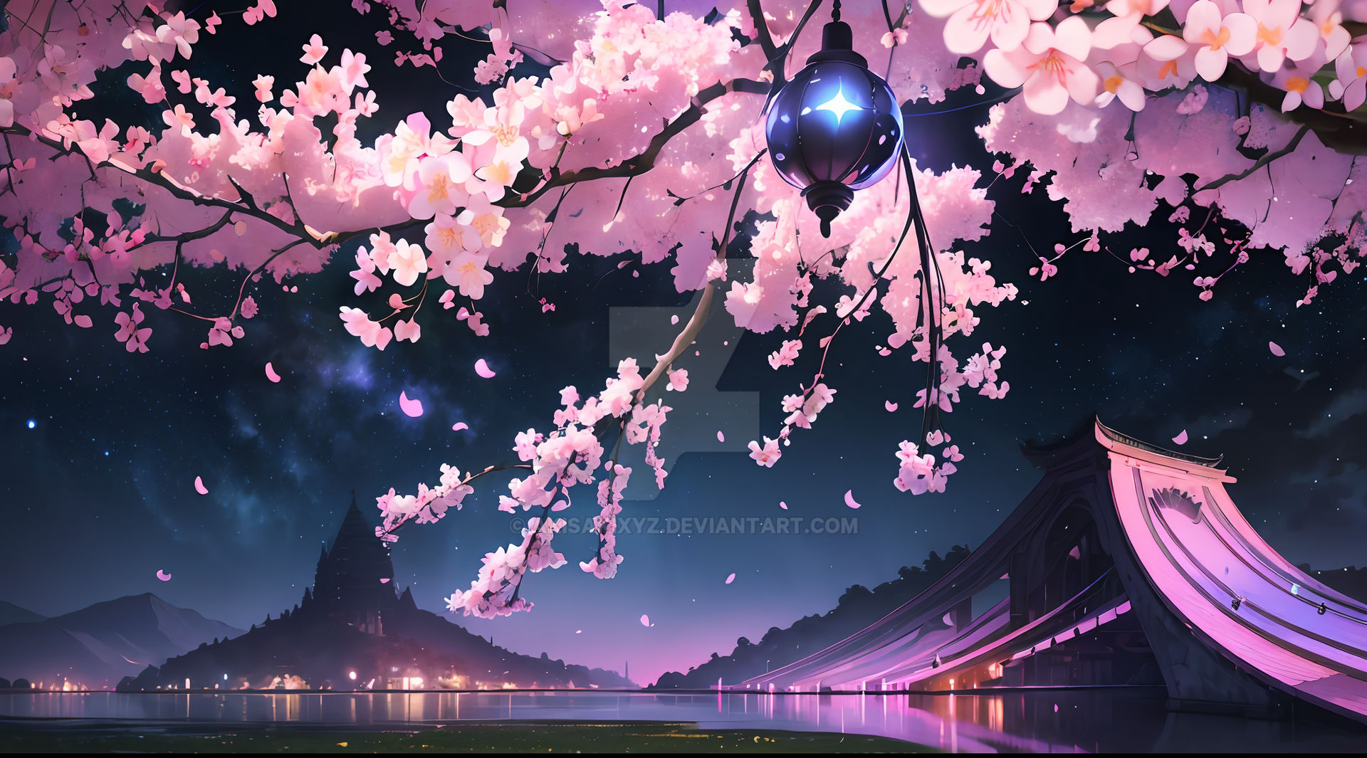 Premium AI Image  aesthetic anime backgrounds 4k high detail