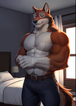 hot furry wolfdaddy