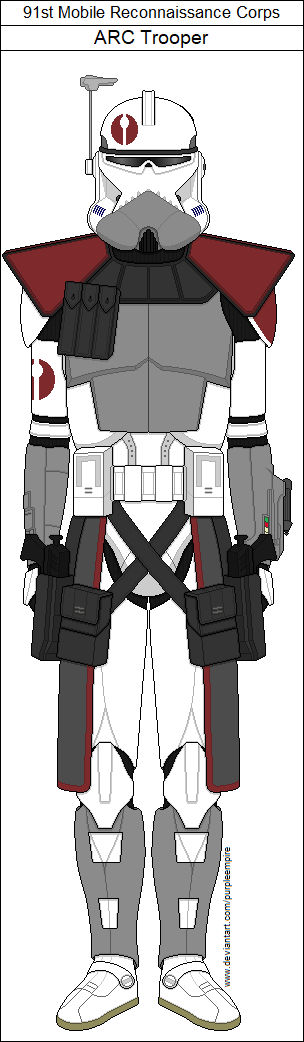 91st 91st Mobile Reconnaissance Corps ARC Trooper by PurpleEmpire on DeviantArt