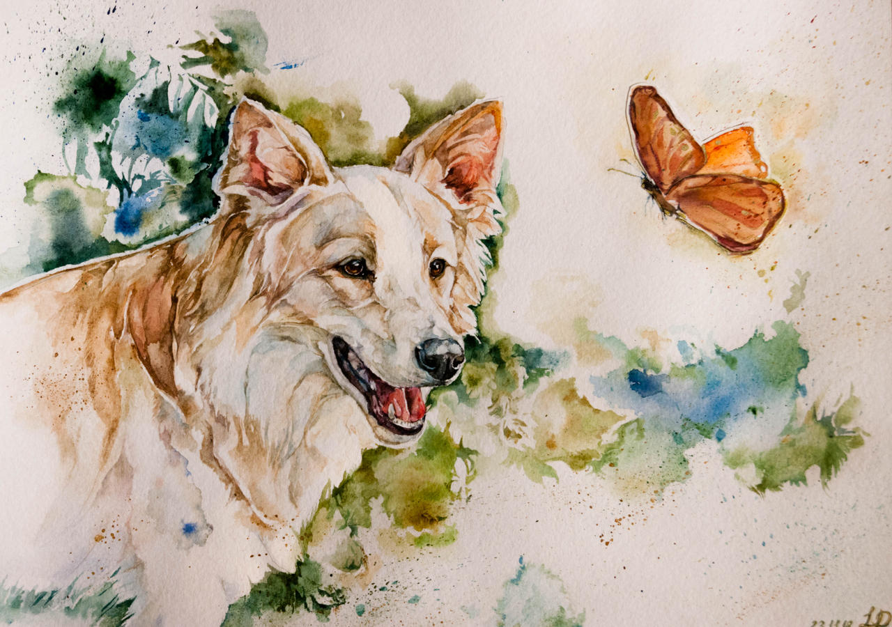 Lyrika, watercolor by LomovtsevaOlga on DeviantArt