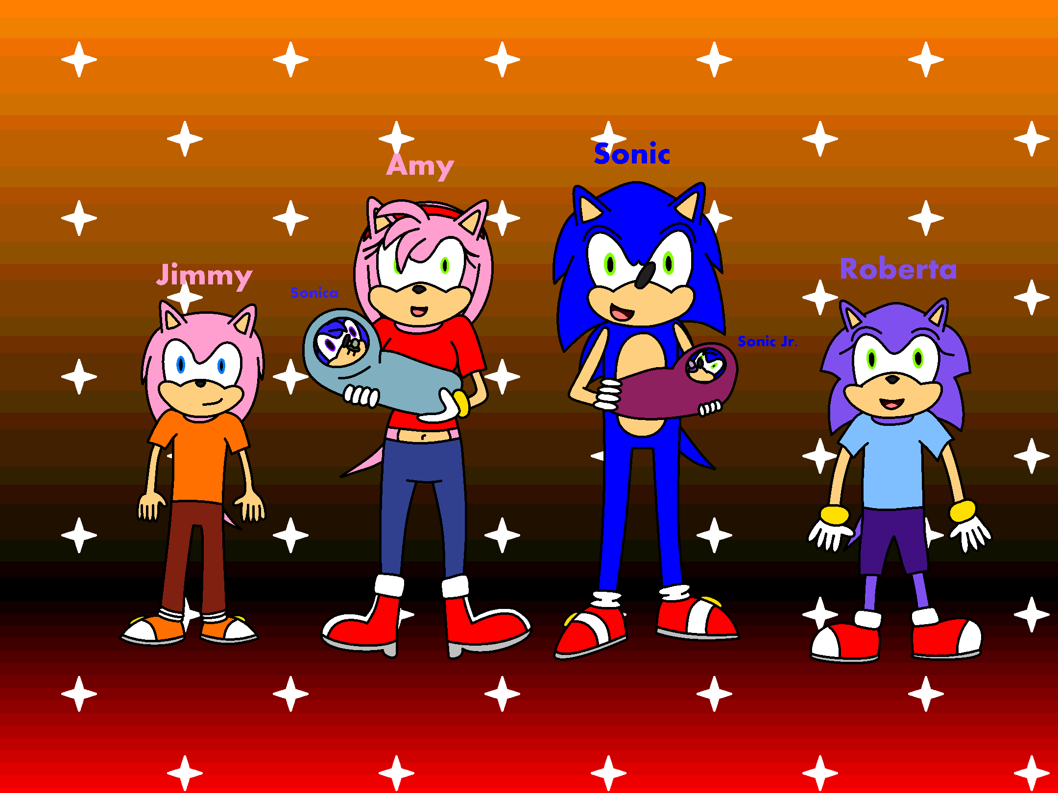 Sonic and Amy's future family by NintendoHedgehog on DeviantArt. sourc...