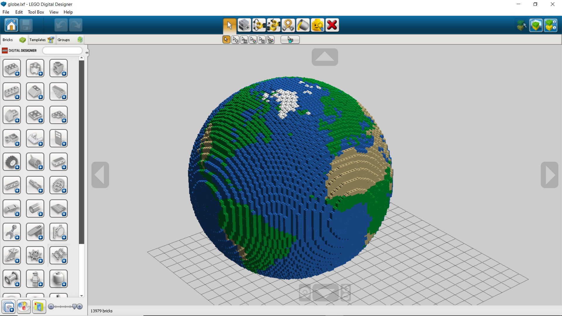 Lego Earth Rotation Simple Lego Earth by NintendoHedgehog on DeviantArt