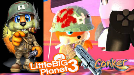 Soilder Conker L andR Costume From LittleBigPlanet