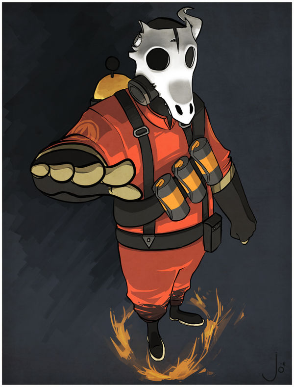 comm - pyromancer's mask by Qurugu on DeviantArt