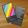 Rainbow Business Card v2