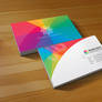 Rainbow petals business card