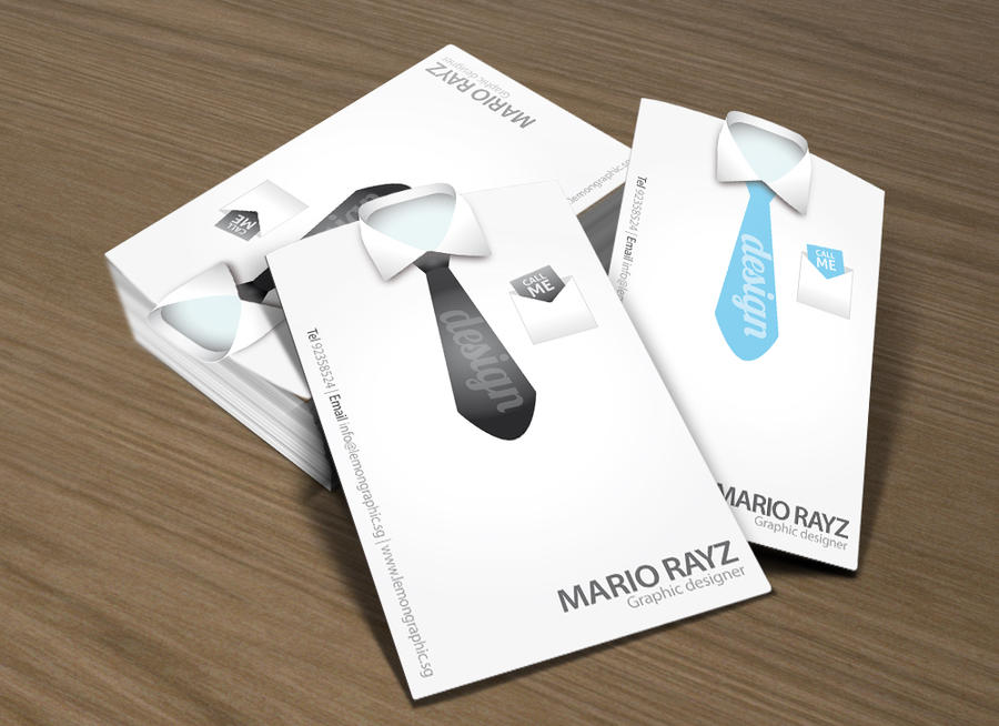 Tailored shirt die cut card