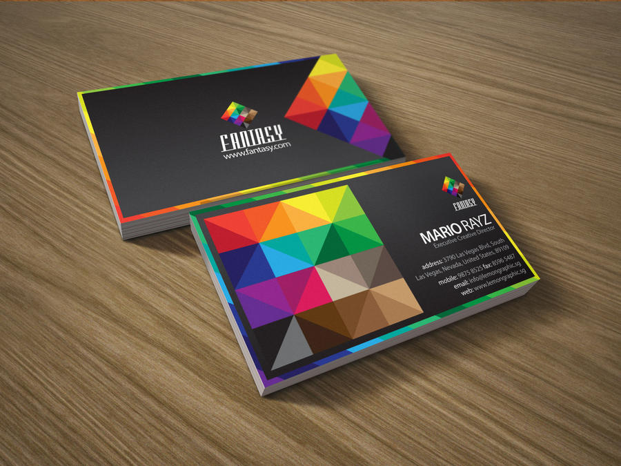 Fantasy business card by Lemongraphic