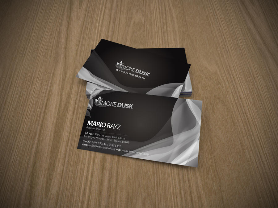 Smokedusk business card