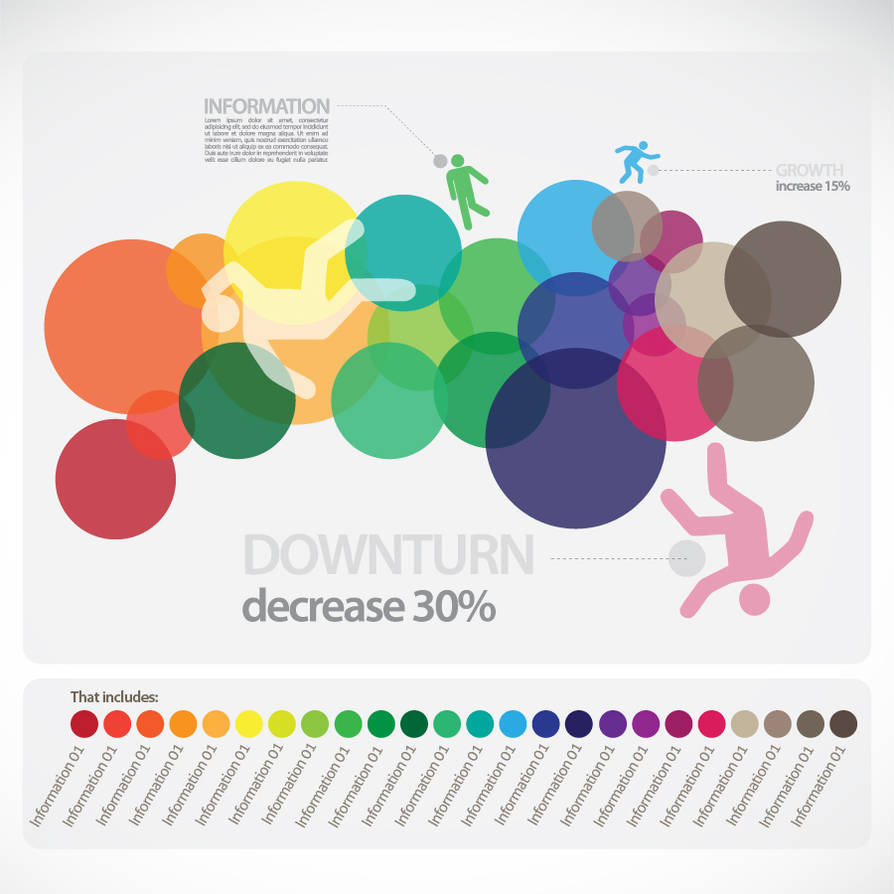 Human activity infographic