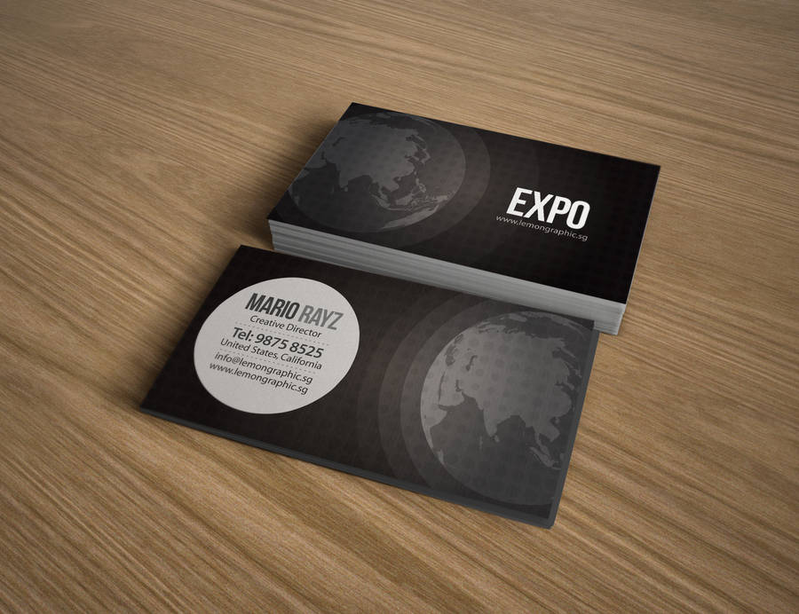 Expo Corporate Business Card by Lemongraphic