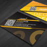 25 degree Quick Response Business Card