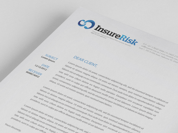 InsureRisk Corporate identity // Branding
