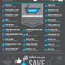 Saving Water infographic design